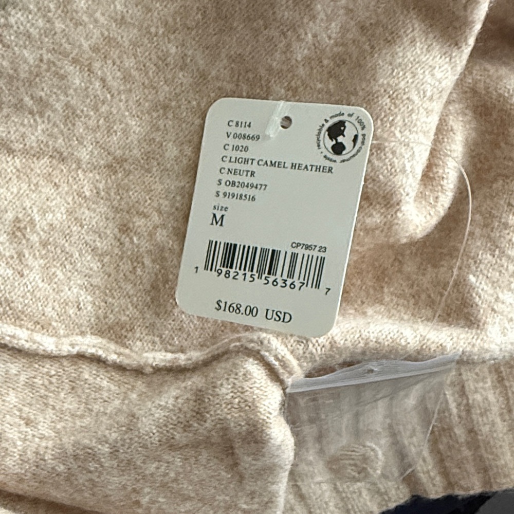 Free People Pheobe Pullover in Light Camel Heather - Picture 3 of 3